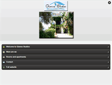 Tablet Screenshot of gianna-studios.gr